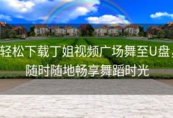 轻松下载丁姐视频广场舞至U盘，随时随地畅享舞蹈时光