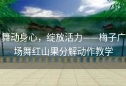 舞动身心，绽放活力——梅子广场舞红山果分解动作教学
