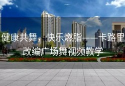 健康共舞，快乐燃脂——卡路里改编广场舞视频教学