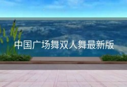 中国广场舞双人舞最新版