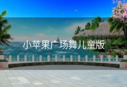 小苹果广场舞儿童版