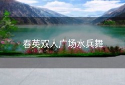 春英双人广场水兵舞