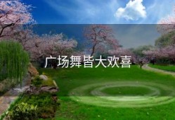 广场舞皆大欢喜