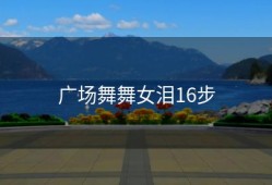 广场舞舞女泪16步