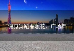 健身舞蹈春暖花开广场舞