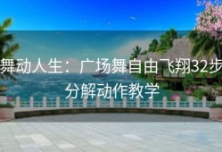 舞动人生：广场舞自由飞翔32步分解动作教学