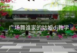 广场舞谁家的姑娘dj教学