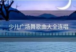 少儿广场舞歌曲大全连唱