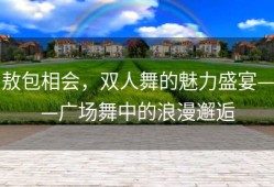 敖包相会，双人舞的魅力盛宴——广场舞中的浪漫邂逅