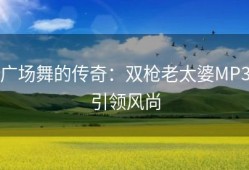 广场舞的传奇：双枪老太婆MP3引领风尚