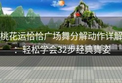 桃花运恰恰广场舞分解动作详解：轻松学会32步经典舞姿
