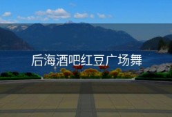 后海酒吧红豆广场舞