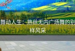 舞动人生：熟丝无内广场舞的别样风采