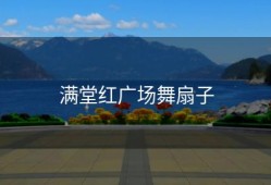 满堂红广场舞扇子