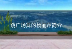 跳广场舞的杨丽萍简介