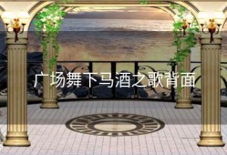 广场舞下马酒之歌背面