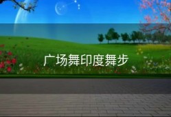 广场舞印度舞步