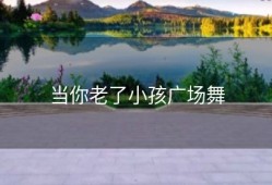 当你老了小孩广场舞