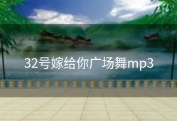 32号嫁给你广场舞mp3