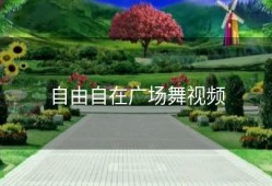 自由自在广场舞视频