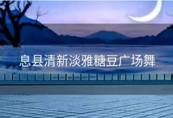 息县清新淡雅糖豆广场舞