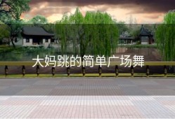 大妈跳的简单广场舞