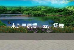 来到草原爱上云广场舞