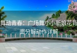 舞动青春：广场舞小小新娘花背面分解动作详解
