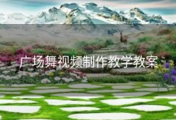 广场舞视频制作教学教案