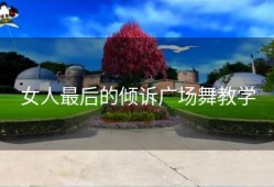 女人最后的倾诉广场舞教学