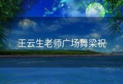 王云生老师广场舞梁祝