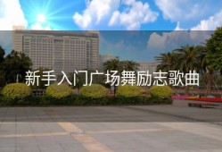 新手入门广场舞励志歌曲