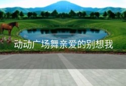 动动广场舞亲爱的别想我