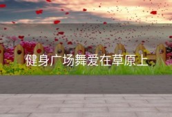 健身广场舞爱在草原上