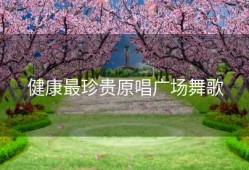 健康最珍贵原唱广场舞歌