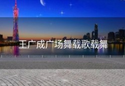 王广成广场舞载歌载舞