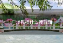 广场舞拽什么拽背面