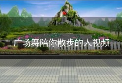 广场舞陪你散步的人视频