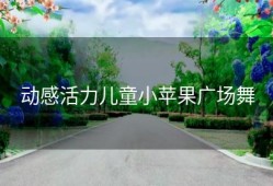 动感活力儿童小苹果广场舞