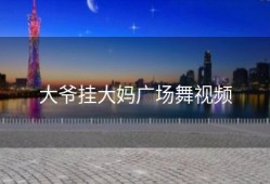 大爷挂大妈广场舞视频