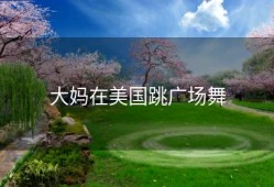 大妈在美国跳广场舞