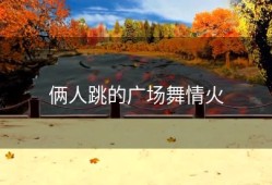 俩人跳的广场舞情火