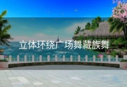 立体环绕广场舞藏族舞