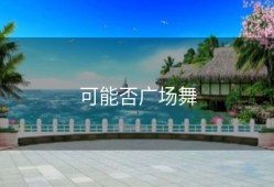 可能否广场舞