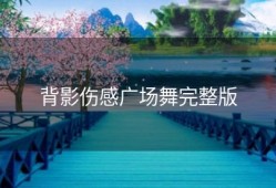 背影伤感广场舞完整版