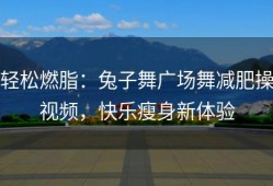 轻松燃脂：兔子舞广场舞减肥操视频，快乐瘦身新体验