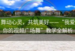 舞动心灵，共筑美好——“我爱你的视频广场舞”教学全解析
