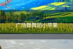 广场舞舞蹈小苹果