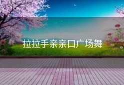 拉拉手亲亲口广场舞