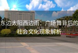 东边太阳西边雨：广场舞背后的社会文化现象解析